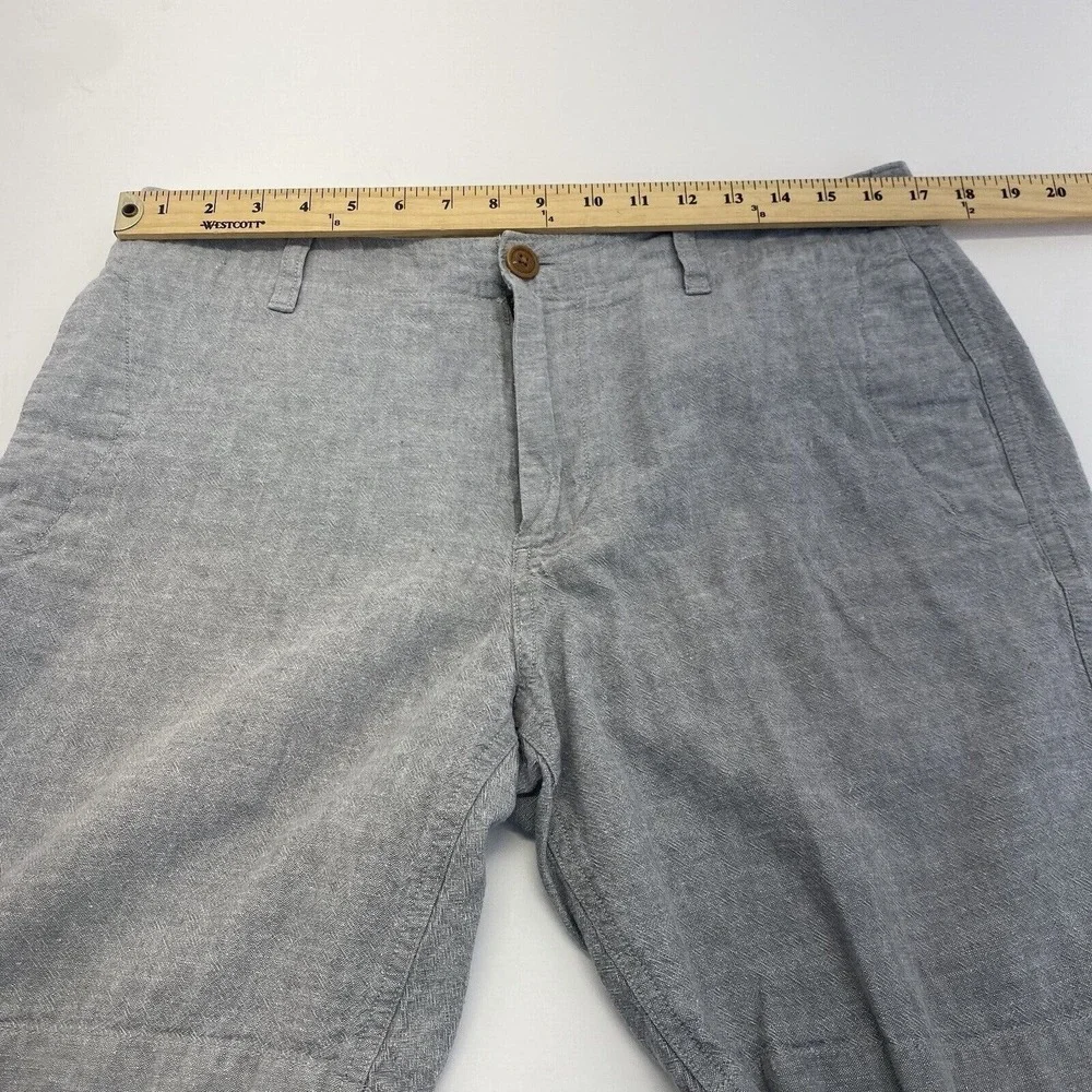 J Crew Shorts Mens Size 33 Chino Flat Front‎ Straight Leg Adult Casual Gray